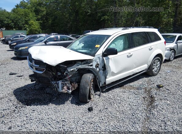 3C4PDCAB1JT310988 2018 DODGE JOURNEY Белый Передняя левая четверть