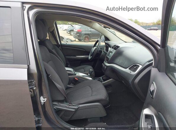 3C4PDCAB2HT637166 2017 DODGE JOURNEY Серый Вид салона спереди