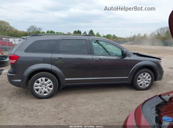 3C4PDCAB2HT637166 2017 DODGE JOURNEY Серый Вид задней части салона