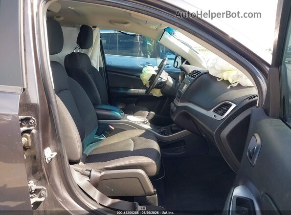 3C4PDCAB2JT352666 2018 DODGE JOURNEY Gray Front interior view