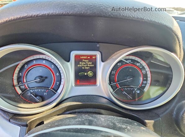 3C4PDCAB2JT491065 2018 DODGE JOURNEY Black Instrument cluster view