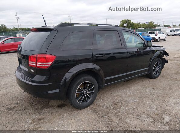 3C4PDCAB2JT530303 2018 DODGE JOURNEY Черный Задняя правая четверть