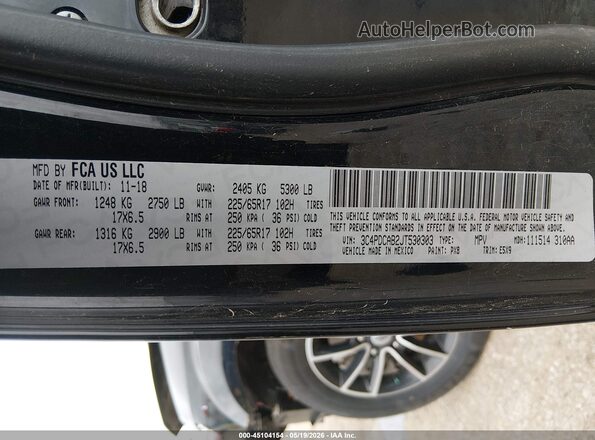 3C4PDCAB2JT530303 2018 DODGE JOURNEY Черный Вид подкапотного пространства
