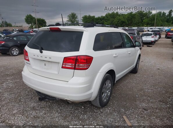 3C4PDCAB3JT513929 2018 DODGE JOURNEY White Задня права чверть