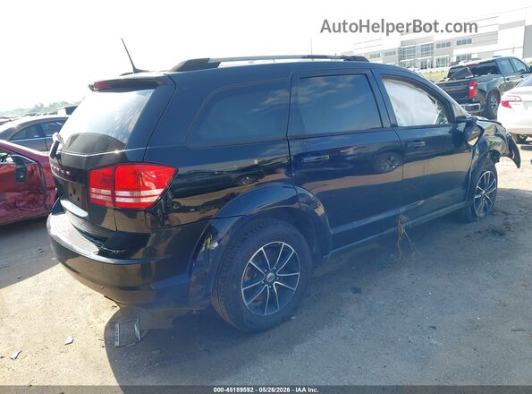 3C4PDCAB3JT518712 2018 DODGE JOURNEY Black Tył prawy