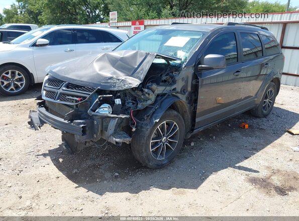 3C4PDCAB4JT167261 2018 DODGE JOURNEY Gray Առջևի ձախ երեք քառորդ տեսարան
