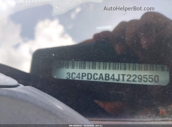 3C4PDCAB4JT229550 2018 DODGE JOURNEY Black Engine compartment view