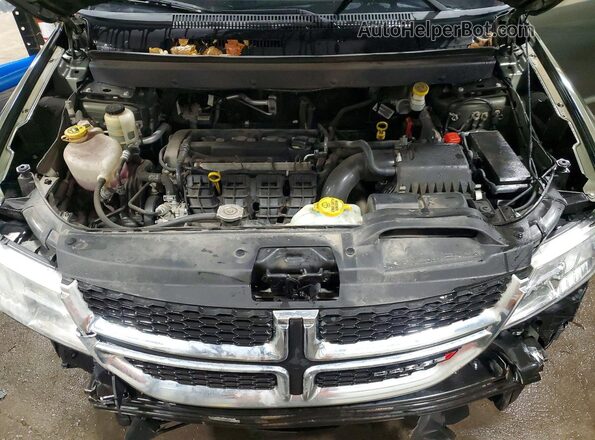 DPSMN175038 2018 DODGE JOURNEY Green Vista del compartimento del motor