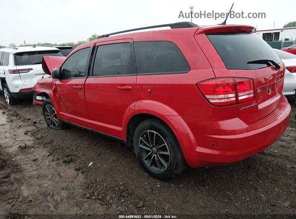 3C4PDCAB4JT319426 2018 DODGE JOURNEY Red Rear left
