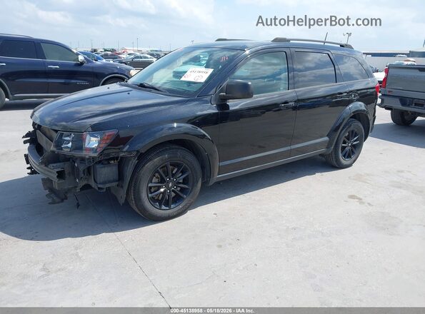3C4PDCAB4LT279268 2020 DODGE JOURNEY Black Առջևի ձախ երեք քառորդ տեսարան