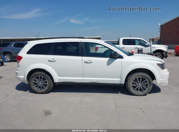 3C4PDCAB8JT386062 2018 DODGE JOURNEY White Vista interior trasera