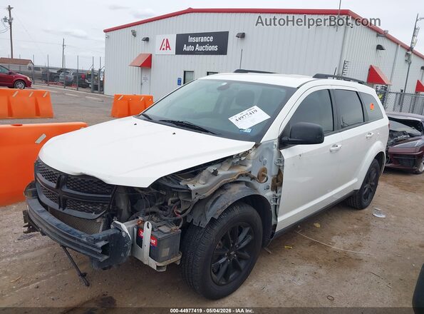 3C4PDCAB8LT269276 2020 DODGE JOURNEY White Vista tres cuartos delantera izquierda