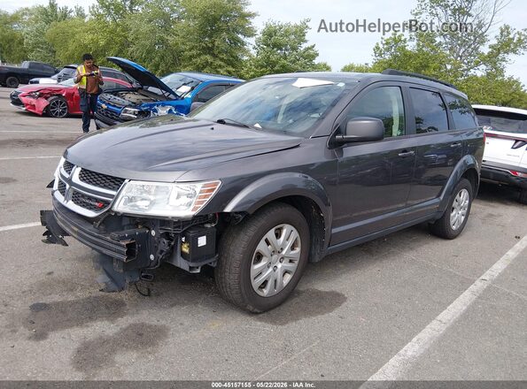 3C4PDCAB9GT230959 2016 DODGE JOURNEY Gray Передня ліва чверть