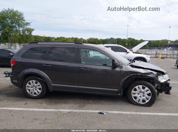 3C4PDCAB9GT230959 2016 DODGE JOURNEY Gray Вид задньої частини салону