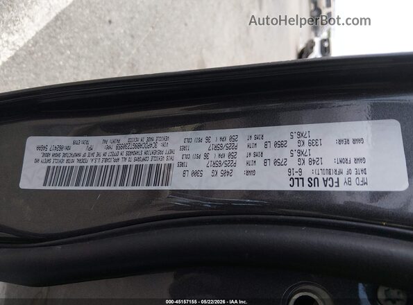 3C4PDCAB9GT230959 2016 DODGE JOURNEY Gray Вид підкапотного простору