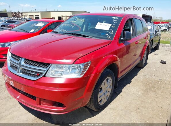 3C4PDCABXGT225401 2016 DODGE JOURNEY Burgundy Առջևի ձախ երեք քառորդ տեսարան