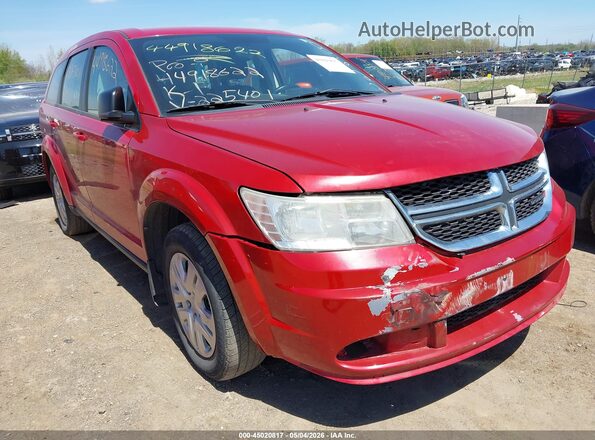 3C4PDCABXGT225401 2016 DODGE JOURNEY Burgundy Դիմացի տեսք