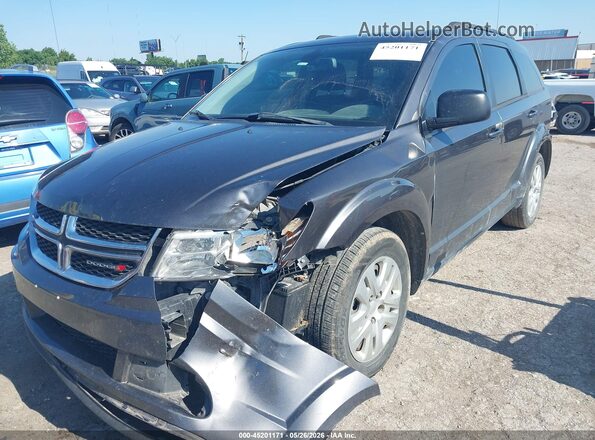 3C4PDCABXJT496403 2018 DODGE JOURNEY Gray წინა მარცხენა ხედი სამი მეოთხედიდან