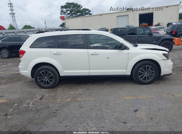 3C4PDCABXJT520196 2018 DODGE JOURNEY White უკანა სალონის ხედი