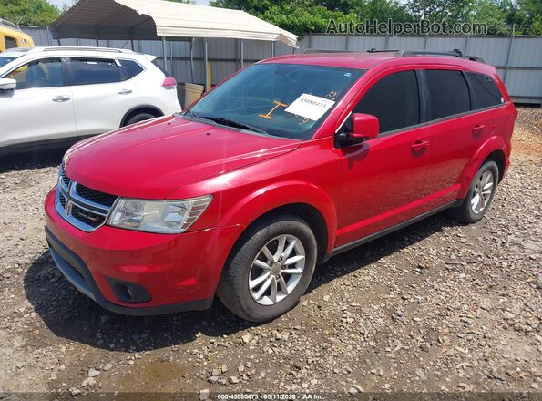 3C4PDCBB1GT162848 2016 DODGE JOURNEY Red წინა მარცხენა ხედი სამი მეოთხედიდან