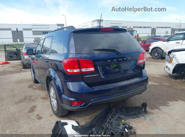 3C4PDCBB2KT796906 2019 DODGE JOURNEY Dark Blue Trasero izquierdo