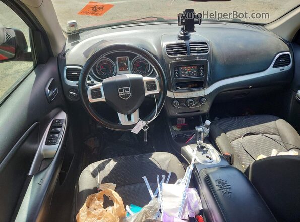 3C4PDCBB3KT863559 2019 DODGE JOURNEY Red Առջևի վահանակի տեսք