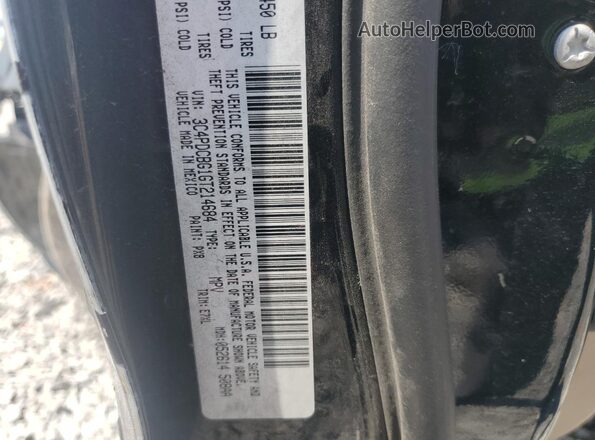 3C4PDCBG1GT214684 2016 DODGE JOURNEY Black Vista de la etiqueta del VIN