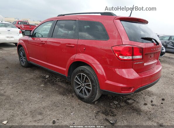 3C4PDCBG8JT521986 2018 DODGE JOURNEY Red Rear left