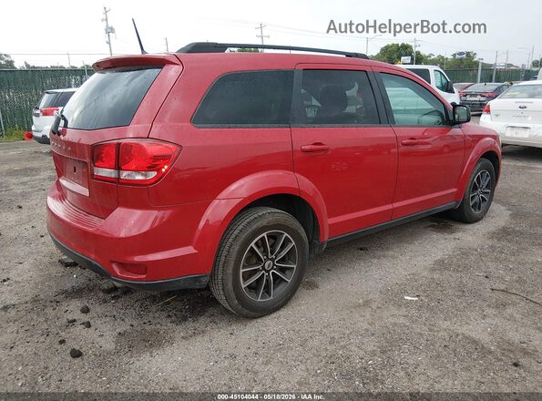 3C4PDCBG8JT521986 2018 DODGE JOURNEY Red Rear right