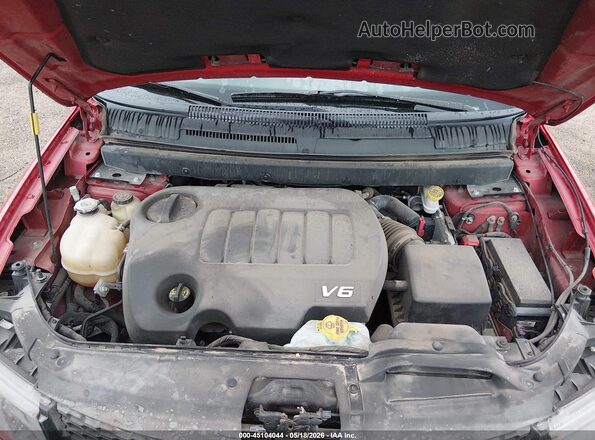 3C4PDCBG8JT521986 2018 DODGE JOURNEY Red Rear view