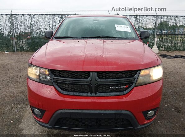 3C4PDCBG8JT521986 2018 DODGE JOURNEY Red Instrument cluster view