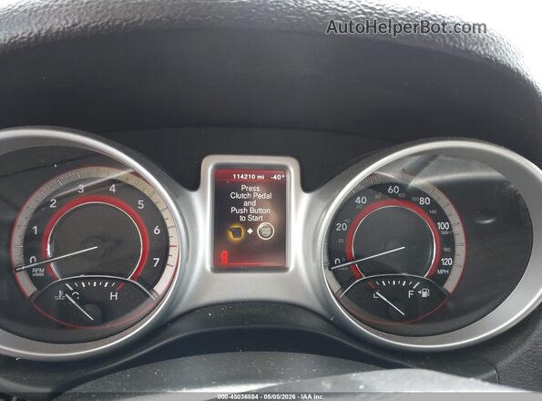 3C4PDCBG9HT571497 2017 DODGE JOURNEY Red Вид задніх сидінь