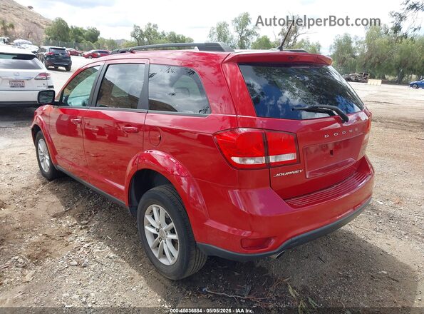 3C4PDCBG9HT571497 2017 DODGE JOURNEY Red Задня ліва чверть