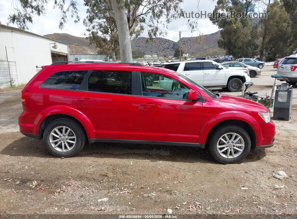 3C4PDCBG9HT571497 2017 DODGE JOURNEY Red Вид щитка приладів