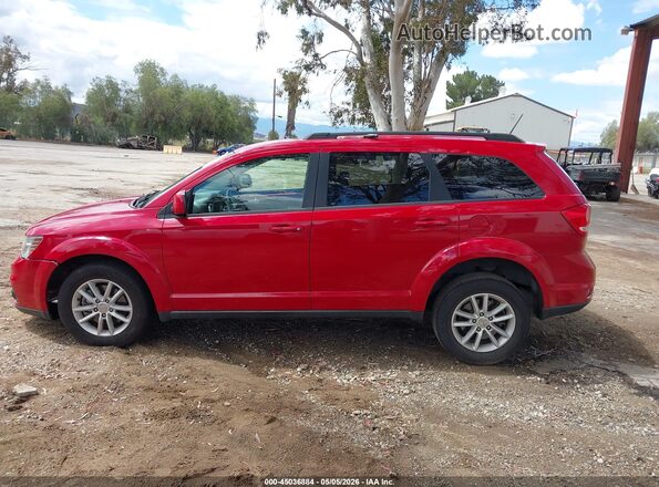 3C4PDCBG9HT571497 2017 DODGE JOURNEY Red Вид задньої частини салону