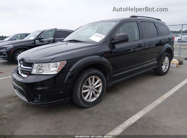 3C4PDCBGXGT126409 2016 DODGE JOURNEY Черный Передняя левая четверть