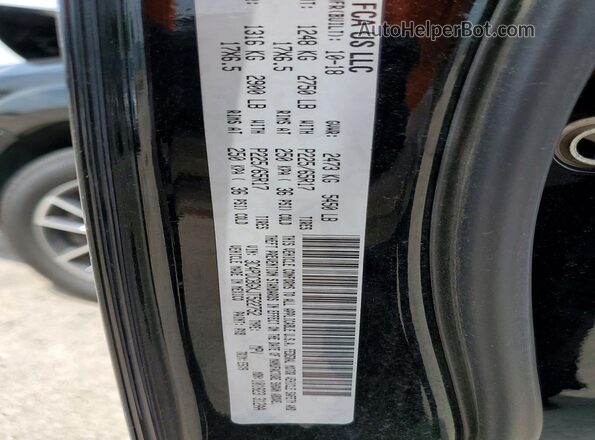 3C4PDCBGXJT522752 2018 DODGE JOURNEY Black VIN sticker view
