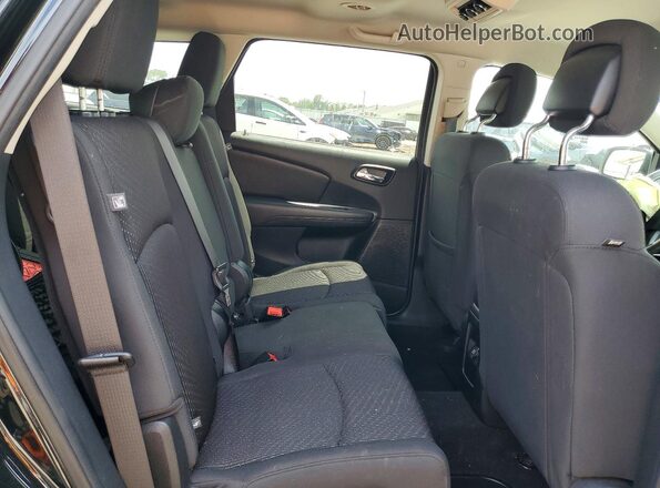 3C4PDCBGXJT522752 2018 DODGE JOURNEY Black Rear interior view
