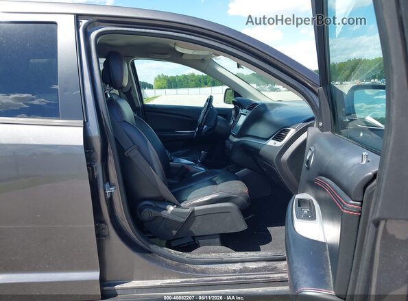 3C4PDCEG3JT370292 2018 DODGE JOURNEY Gray წინა სალონის ხედი
