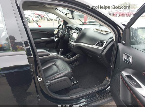 3C4PDCEG5JT363053 2018 DODGE JOURNEY Black Вид салону спереду