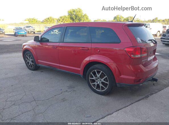 3C4PDCEG7GT114343 2016 DODGE JOURNEY Red Задня ліва чверть