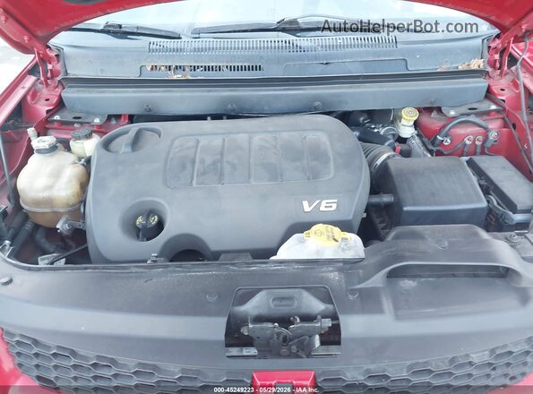 3C4PDCEG7GT114343 2016 DODGE JOURNEY Red Вид ззаду