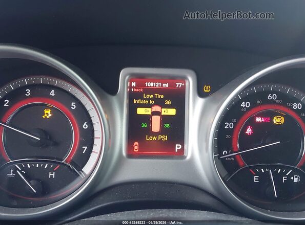 3C4PDCEG7GT114343 2016 DODGE JOURNEY Red Вид задніх сидінь