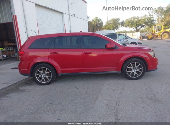 3C4PDCEG7GT114343 2016 DODGE JOURNEY Red Вид задньої частини салону