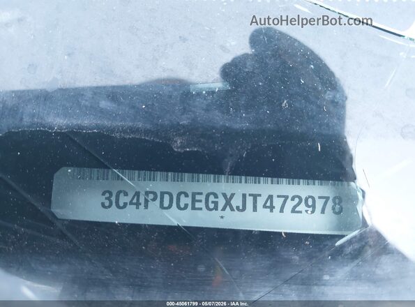 3C4PDCEGXJT472978 2018 DODGE JOURNEY Белый Вид подкапотного пространства