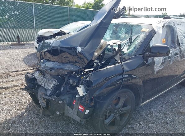 3C4PDCGG1KT717052 2019 DODGE JOURNEY Черный Вид спереди