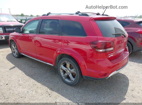 3C4PDCGG9HT537102 2017 DODGE JOURNEY Красный Задняя левая четверть