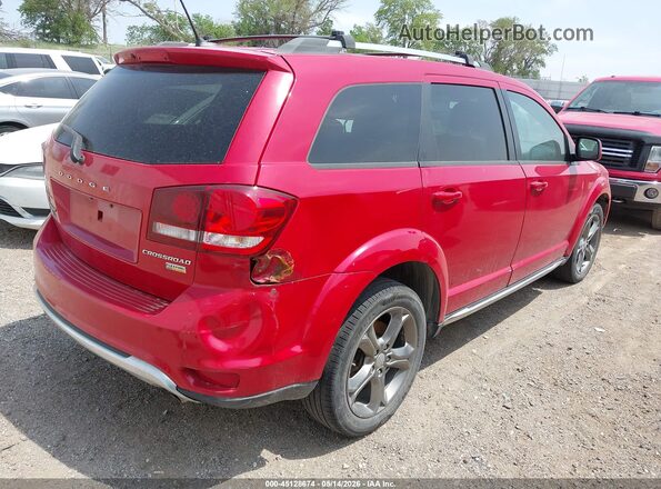3C4PDCGG9HT537102 2017 DODGE JOURNEY Красный Задняя правая четверть