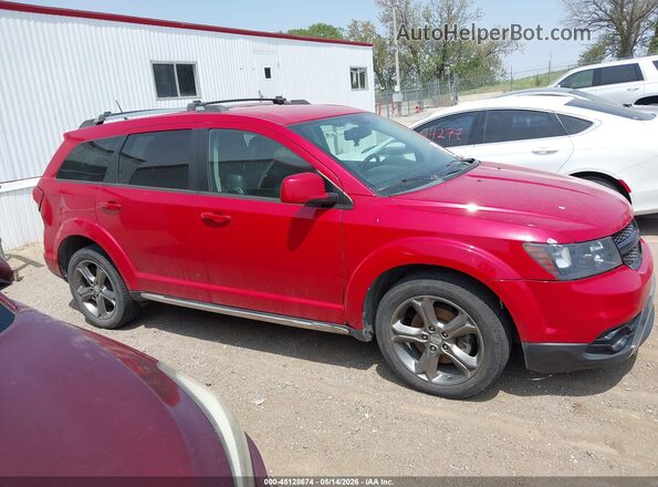 3C4PDCGG9HT537102 2017 DODGE JOURNEY Красный Вид задней части салона