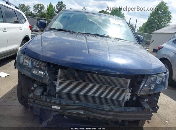 3C4PDCGGXHT601583 2017 DODGE JOURNEY Blue Вид задньої частини салону